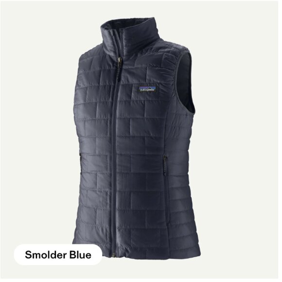 Patagonia Nano Puff Vest – Women's [LARGE] – [NAVY] – Slightly Used / Patched - Picture 6 of 7